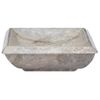 Lavabo Gris Mármol 50x35x10 Cm Vidaxl