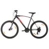 Bicicleta Montaña 21 Velocidades 29 Pulgadas Rueda 53 Cm Negro Vidaxl