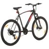 Bicicleta Montaña 21 Velocidades 29 Pulgadas Rueda 53 Cm Negro Vidaxl