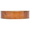 Lavabo De Madera Maciza De Teca Φ40x10 Cm Vidaxl