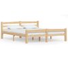 Estructura De Cama De Madera De Pino Maciza 160x200 Cm Vidaxl