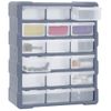 Organizador Multicajones Con 18 Cajones Intermedios 38x16x47 Cm Vidaxl