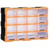 Organizador Multicajones Con 16 Cajones Medianos 52x16x37 Cm Vidaxl