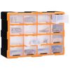 Organizador Multicajones Con 16 Cajones Medianos 52x16x37 Cm Vidaxl