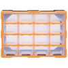 Organizador Multicajones Con 16 Cajones Medianos 52x16x37 Cm Vidaxl