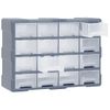 Organizador Multicajones Con 16 Cajones Medianos 52x16x37 Cm Vidaxl