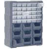 Organizador Multicajones Con 39 Cajones 38x16x47 Cm Vidaxl