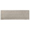 Alfombrilla Autoadhesiva Escalera Sisal 15 Uds 65x21x4 Cm Vidaxl