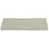 Alfombrilla Autoadhesiva Escalera Sisal 15 Uds Gris 65x25 Cm