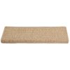 Alfombrilla Autoadhesiva Escalera Sisal 15 Uds Arena 65x25 Cm