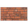 Paneles De Pared 3d Diseño De Ladrillo 10 Uds Eps Terracota Vidaxl