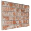 Paneles De Pared 3d Diseño De Ladrillo 10 Uds Eps Rojo Vidaxl