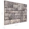 Paneles De Pared 3d Diseño De Ladrillo 10 Uds Eps Gris Claro Vidaxl