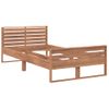 Estructura De Cama De Madera Maciza De Teca 100x200 Cm Vidaxl