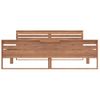 Estructura De Cama Madera Maciza De Teca 160x200 Cm Vidaxl