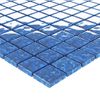 Azulejos De Mosaico 11 Unidades Vidrio Azul 30x30 Cm Vidaxl