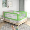 Barandilla De Seguridad Cama De Niño Verde Tela 120x25 Cm Vidaxl