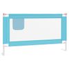 Barandilla De Seguridad Cama De Niño Azul Tela 140x25 Cm Vidaxl