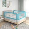 Barandilla De Seguridad Cama De Niño Azul Tela 150x25 Cm Vidaxl