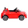 Coche Correpasillos Eléctrico Fiat 500 Rojo Vidaxl