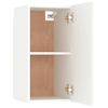 Mueble Para Tv De Madera Contrachapada Blanco 30,5x30x60 Cm Vidaxl