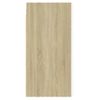 Mueble Para Tv Madera Contrachapada Blanco Y Roble 30,5x30x60cm Vidaxl