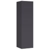 Muebles Para Tv 2 Uds Madera Contrachapada Gris 30,5x30x110 Cm Vidaxl