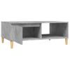 Mesa De Centro Madera Contrachapada Gris Hormigón 90x60x35 Cm Vidaxl