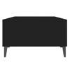 Mesa De Centro Madera Contrachapada Negro 103,5x60x35 Cm Vidaxl