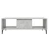 Mesa Centro Madera Contrachapada Gris Hormigón 103,5x60x35 Cm Vidaxl