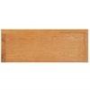 Mesa Consola De Madera Maciza De Roble 110x35x75 Cm Vidaxl