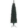 Árbol Navidad Estrecho Artificial Soporte Fibra Óptica 180 Cm Vidaxl