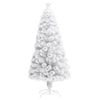 Árbol De Navidad Artificial Con Luces Fibra Óptica Blanco 120cm Vidaxl