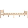 Estructura De Cama De Madera De Pino Maciza 160x200 Cm Vidaxl