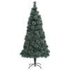 Árbol De Navidad Artificial Con Soporte Verde Pet 210 Cm Vidaxl