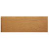 Tocador Madera Maciza De Roble 110x40x75 Cm Vidaxl