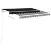 Toldo Automático Con Led Y Sensor De Viento Antracita 350x250cm Vidaxl