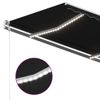 Toldo Automático Con Led Y Sensor De Viento Antracita 350x250cm Vidaxl