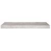 Estantes Flotantes Pared 2 Uds Mdf Gris Hormigón 60x23,5x3,8 Cm Vidaxl