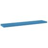 Estante Flotante De Pared Mdf Azul 120x23,5x3,8 Cm Vidaxl