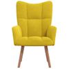 Sillón De Relax De Terciopelo Amarillo Mostaza Vidaxl