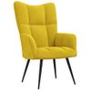 Sillón De Relax De Terciopelo Amarillo Mostaza Vidaxl