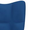 Sillón De Relax De Terciopelo Azul Vidaxl