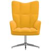 Sillón De Relax De Terciopelo Amarillo Mostaza Vidaxl