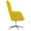 Sillón De Relax De Terciopelo Amarillo Mostaza Vidaxl