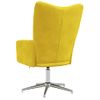 Sillón De Relax De Terciopelo Amarillo Mostaza Vidaxl