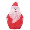 Figura De Papá Noel De Acrílico Navideño Led 28 Cm Vidaxl