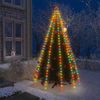 Red De Luces De Árbol De Navidad 300 Leds Azul 300 Cm Vidaxl