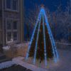 Red De Luces De Árbol De Navidad 400 Leds Azul 400 Cm Vidaxl