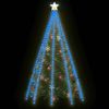 Red De Luces De Árbol De Navidad 400 Leds Azul 400 Cm Vidaxl